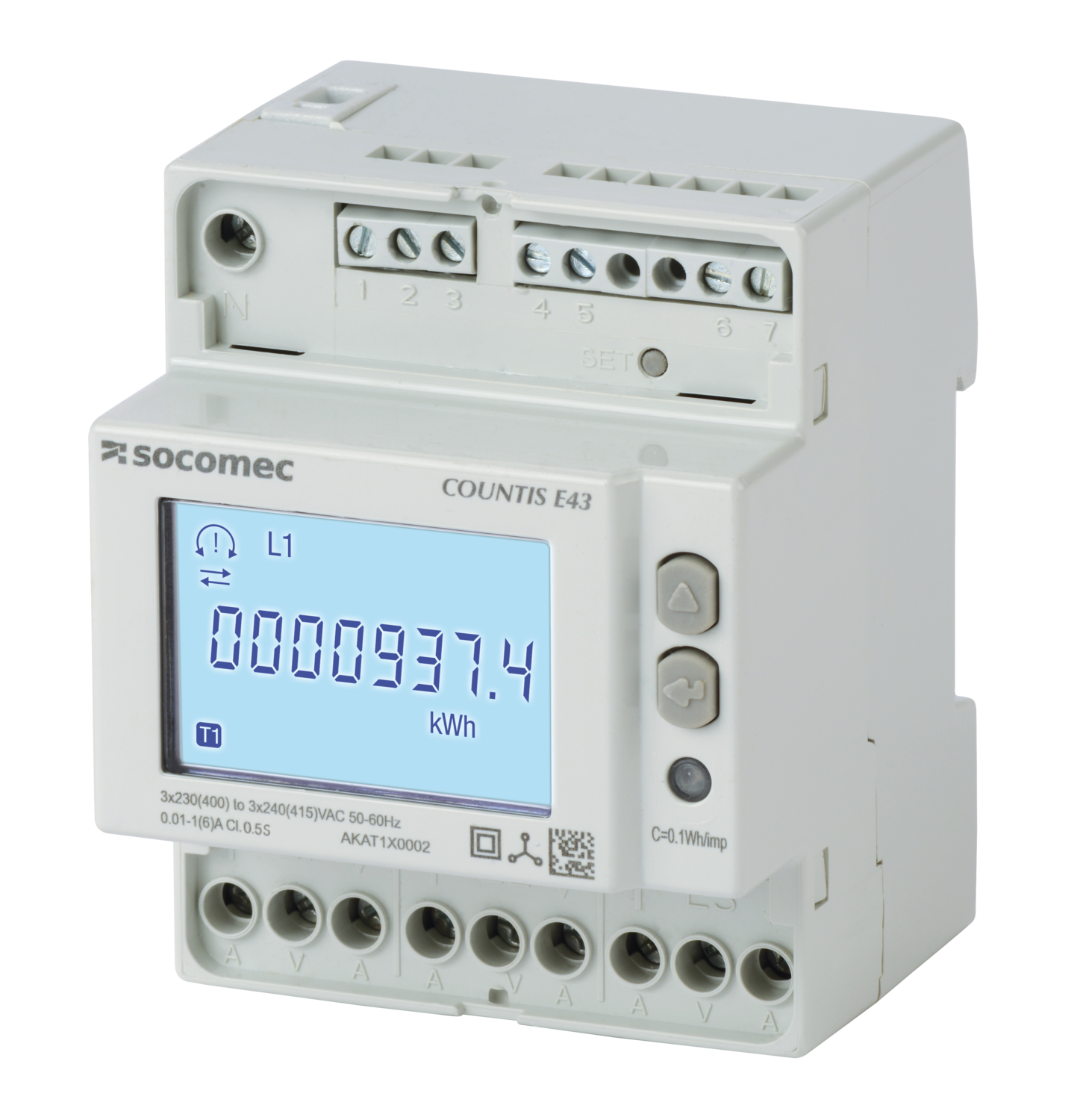 Socomec Countis E43 Ct-1/5A Modbus kopen? | InstallatieBalie.nl