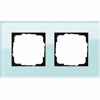 Gira centraalplaat RJ45 wandcontactdoos 1&2-voudig Systeem 55 aluminium mat