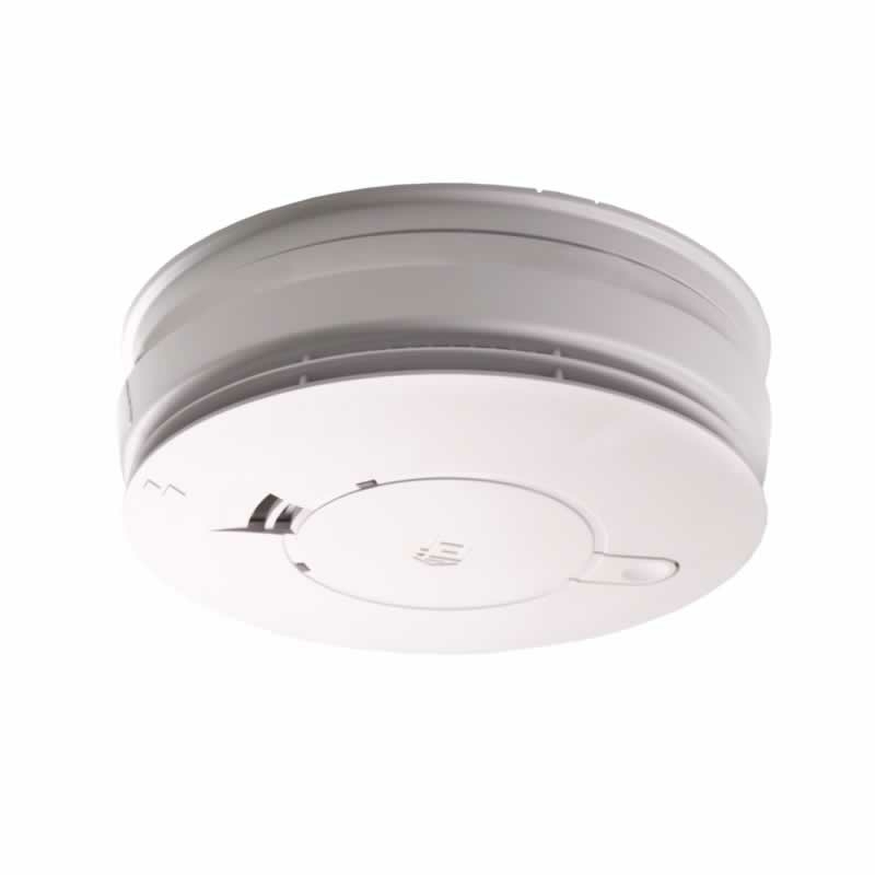 EI 146 Optische Rookmelder 230V Backup batterij wit RAL9016