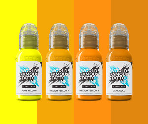 World Famous Limitless - Shades of Yellow Set - 4 x 30 ml / 1 oz