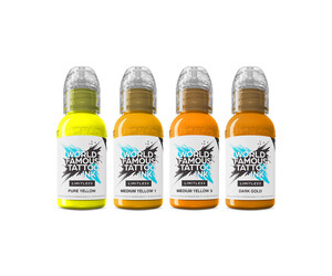 World Famous Limitless - Shades of Yellow Set - 4 x 30 ml / 1 oz