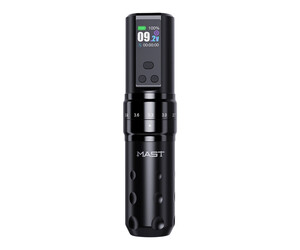 Dragonhawk - Mast Fold 2 Pro - Wireless Tattoo Machine - Combo Pack - Black