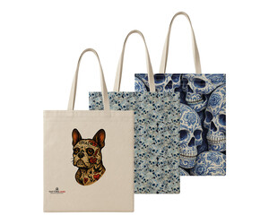 Tattooland - Tote Bag Set - Frenchie / Skulliez / SkullXL