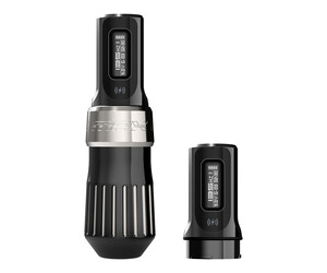 FK Irons - Flux Max - Wireless Tattoo Machine - Combo Pack - Darksaber