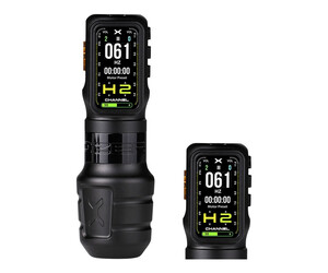 Ozer - X-Channel - Wireless Tattoo Machine - Combo Pack - Black