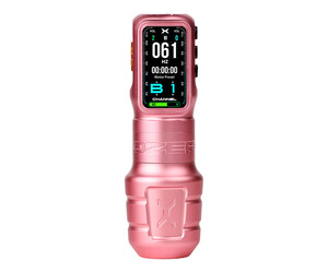 Ozer - X-Channel - Wireless Tattoo Machine - Combo Pack - Pink