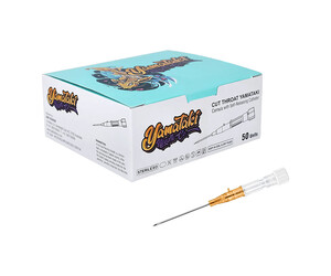 Yamataki - Cut Throat - Disposable Piercing Needles - 14G - Orange
