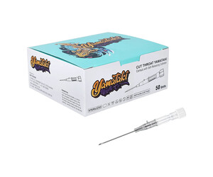 Yamataki - Cut Throat - Disposable Piercing Needles - 16G - Grey
