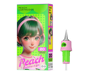 Peach - Cartridges - Round Liners - Box of 20