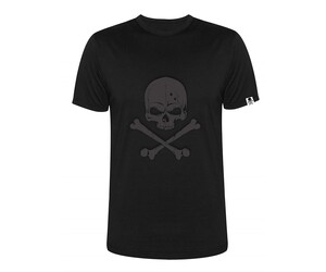 Tattooland - T-shirt - Black on Black Skull