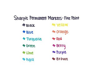 Sharpie - Fine Single Point Markers