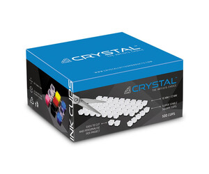 Crystal - Ink Cup Sheets - Transparent - 500 Cups
