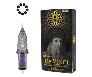 Bishop Rotary - Da Vinci v2 Cartridges - Round Shaders - Box of 20
