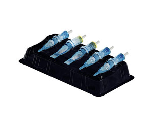 Crystal - Cartridge Trays - Zwart - Doos van 50