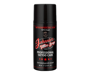 Johnnie's - Jabón para el cuidado posterior de tatuajes y piercings - 12 x 80 ml / 2,7 oz
