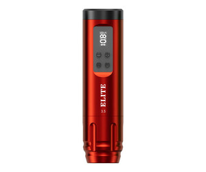 Elite - Fly V3 - Wireless Tattoo Machine - 3.5 mm - Red