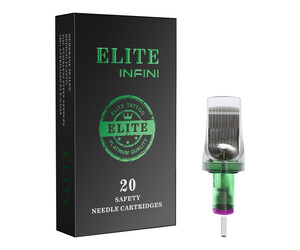 Elite - Infini Cartridges - Soft Edge Magnum Blackouts - Box of 8