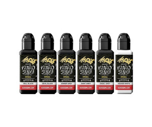 Kuro Sumi Imperial - Zhang Po - Greywash Set - 6 x 44 ml / 1.5 oz