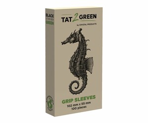 Tat2Green - Protège Grip - Noir - 102 mm x 55 mm - Boîte de 100