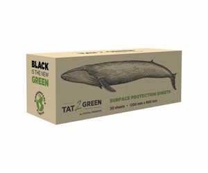 Tat2Green - Oberflächenschutz-Blätter - Schwarz - 1200 mm x 900 mm - 30er Box