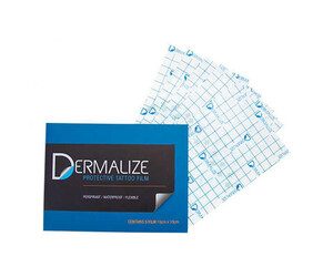 Dermalize - Película protectora para tatuajes - Precortada - Paquete de 5