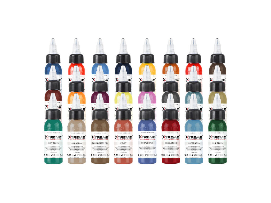 Tattoo inkt sets met complete kleurenrange | Tattooland