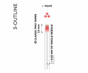 Artyst - H1 Cartridges - 03 Outline 0.25 mm Classic PMU Taper - 10