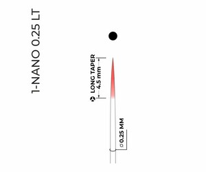 Artyst - H2 Cartridges - 01 Nano 0.25 mm Long Taper - 20