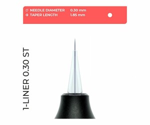 Artyst - H2 Cartridges - 01 Liner 0.30 mm Short Taper - 20
