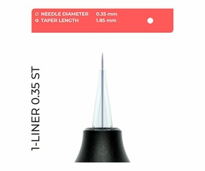 Artyst - H2 Cartridges - 01 Liner 0.35 mm Short Taper - 20