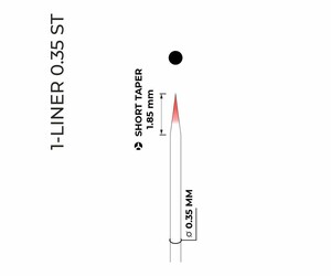 Artyst - H2 Cartridges - 01 Liner 0.35 mm Short Taper - 20