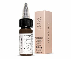 Nuva Colors - Eyebrow - 70 Deep Brown - 15 ml / 0.5 oz