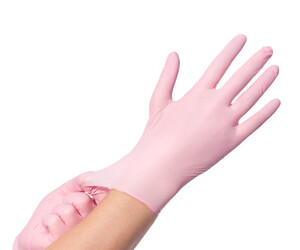 Comforties - Premium - Nitrile Gloves - Pink - Box of 100