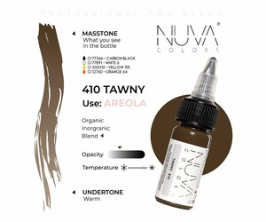 Nuva Colors - Areola - 410 Tawny - 15 ml / 0.5 oz