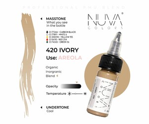 Nuva Colors - Areola - 420 Ivory - 15 ml / 0.5 oz