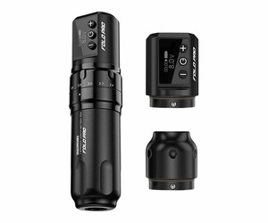 Dragonhawk - Mast Fold Pro - Wireless Tattoo Machine - Combo Pack - Black