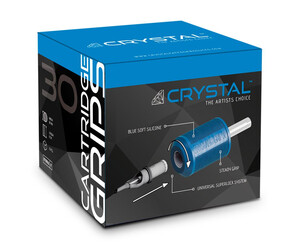 Crystal - Disposable Cartridge Grips - 30 mm - Box of 15