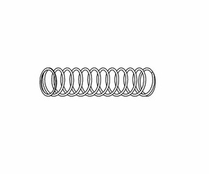 Ink Machines - Stingray X2 - Part No. 78 - Inner Piston Spring STD
