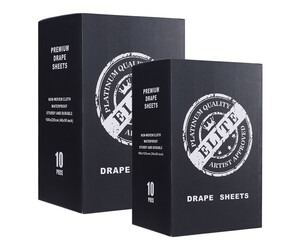Elite - Schutzfolie für Oberflächen - Schwarz - 10er Box