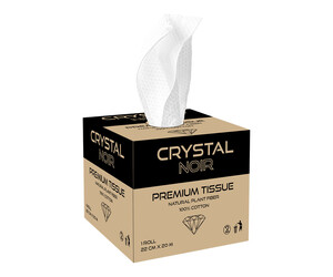 Crystal - Noir - Premium Tissue Roll - 90 Tissues per Roll