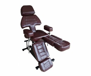 Professional - Classic - Tattoo Client Chair - Dark Cherry