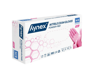 Hynex - Nitrile Gloves - Pink - Box of 100