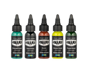 Dynamic Platinum - Earth Colour Set - 5 x 30 ml / 1 oz