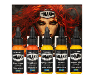 Dynamic Platinum - Fire Colour Set - 5 x 30 ml / 1 oz