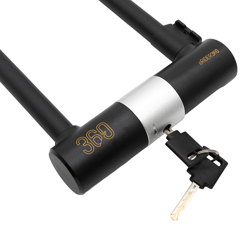 Candado en U de llave EWLK021 negro - RuedaQrueda