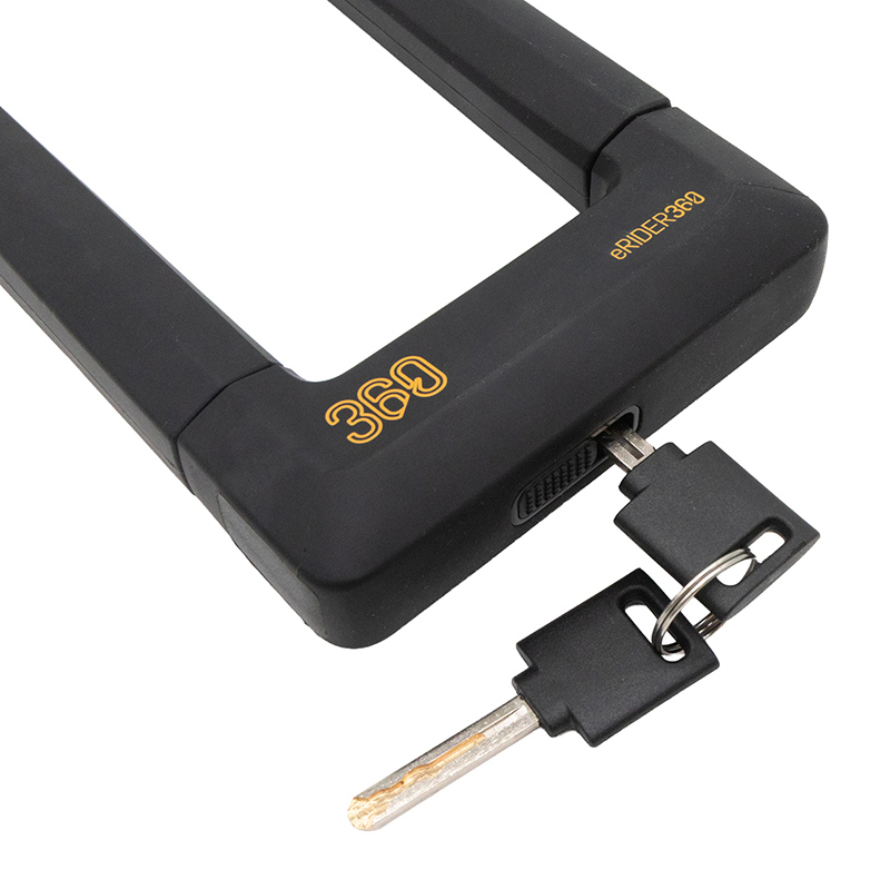 Candado en U de llave EWLK023 negro - RuedaQrueda