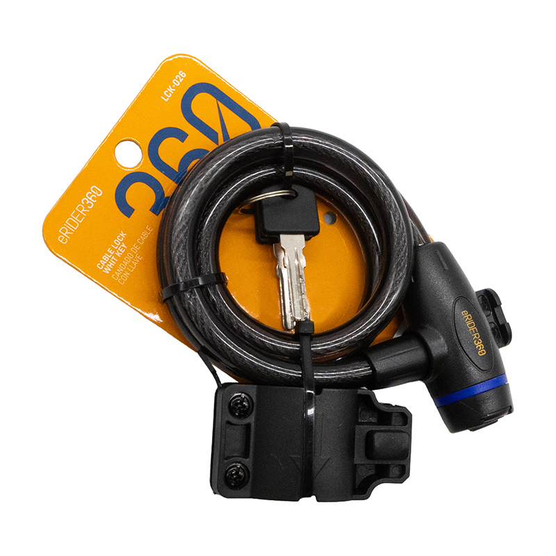 Candado de llave EWLK026 negro - RuedaQrueda