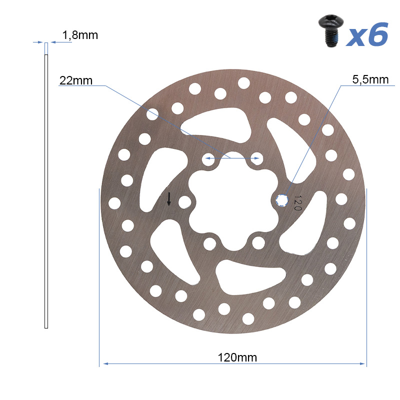 Disco de freno Niu KQi3 MAX - RuedaQrueda