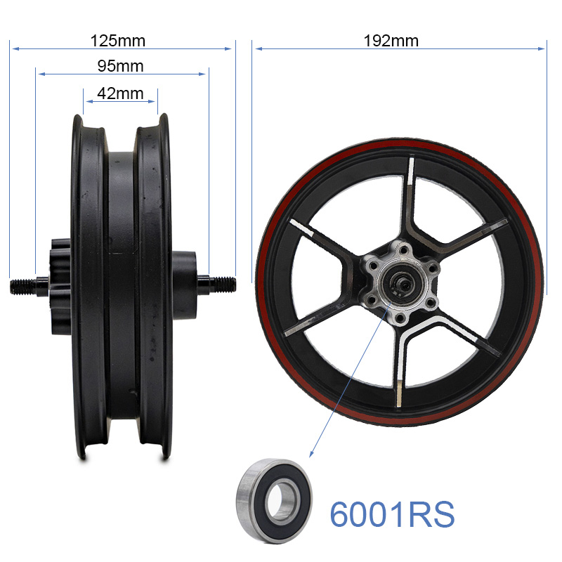 Llanta delantera Niu KQi300X - RuedaQrueda