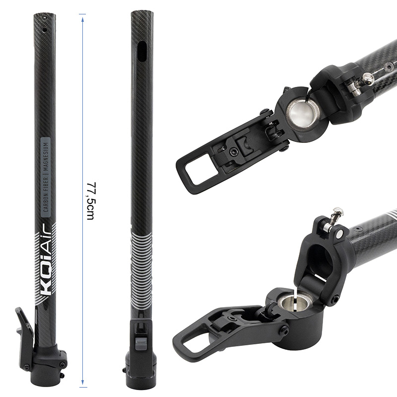 Mástil Niu KQi3 negro - RuedaQrueda